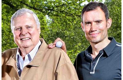 Andrew Cotter and Peter Alliss.