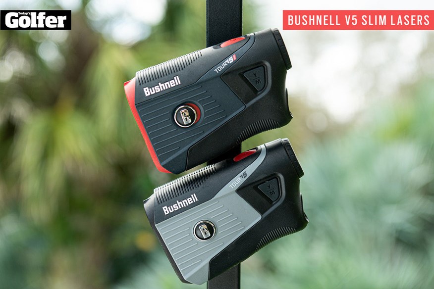 Both of Bushnell Golf's V5 Slim Edition laser rangefinders feature BITE technology.