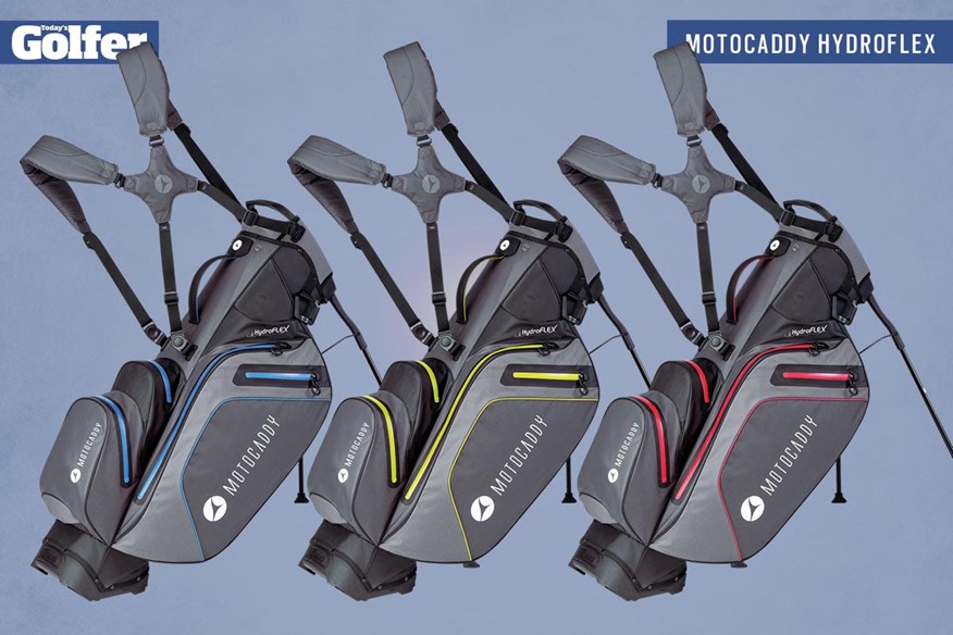 Motocaddy HydroFLEX golf bag.