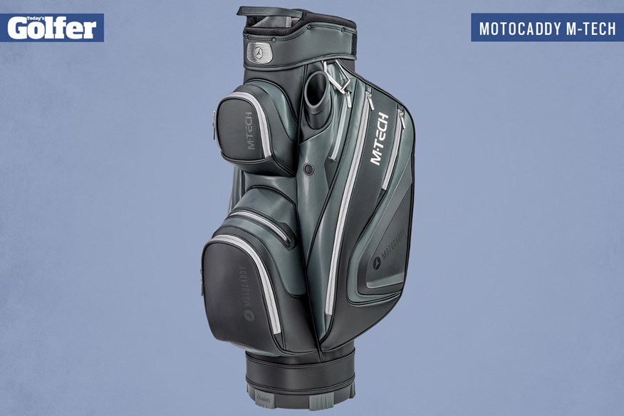 Motocaddy M-Tech golf cart bag.