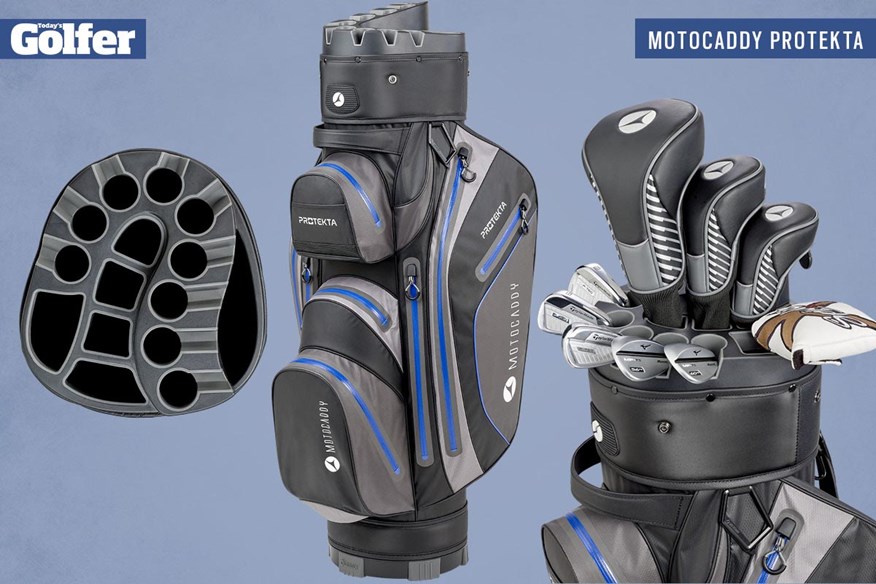 Motocaddy PROTEKTA golf cart bag.