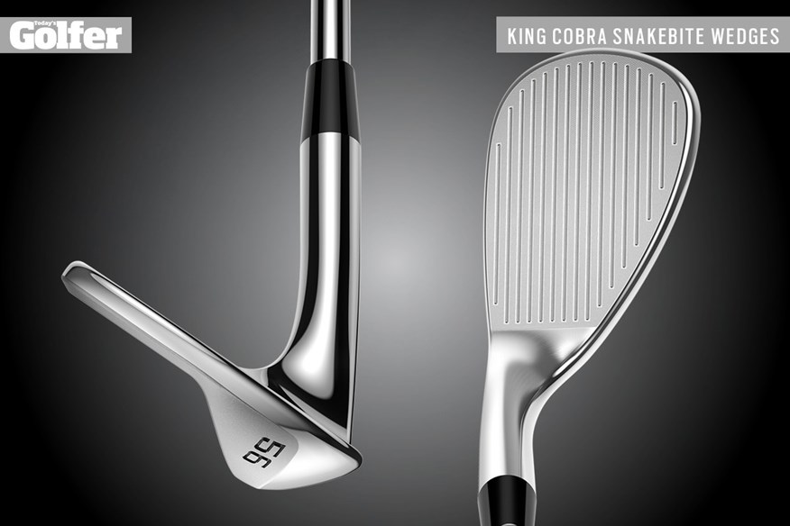 The toe and face of the King Cobra wedge with Snakebite Groove Technology.