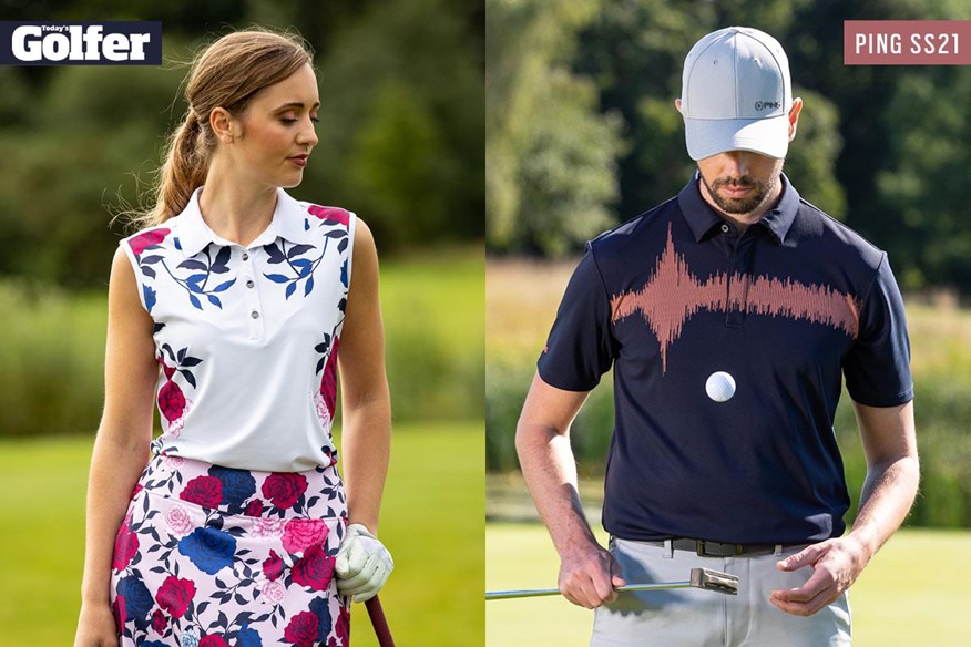 Ping have revealed their SS21 golf clothing collection, including the Rose Garden Polo and Skirt and the Frequency Polo.