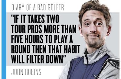 Bad Golf's John Robins discusses the issue of slow play.