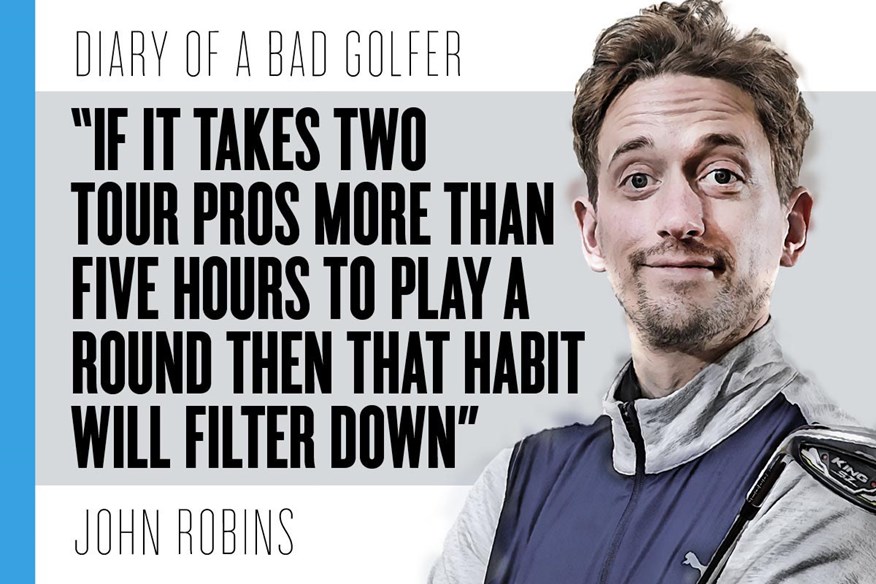 Bad Golf's John Robins discusses the issue of slow play.