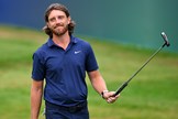 Tommy Fleetwood uses an Odyssey White Hot Pro 3 putter