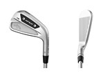 The Callaway Apex 24 CB iron back and in the play position.