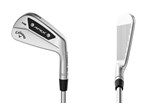 The Callaway Apex 24 MB iron back and in the play position