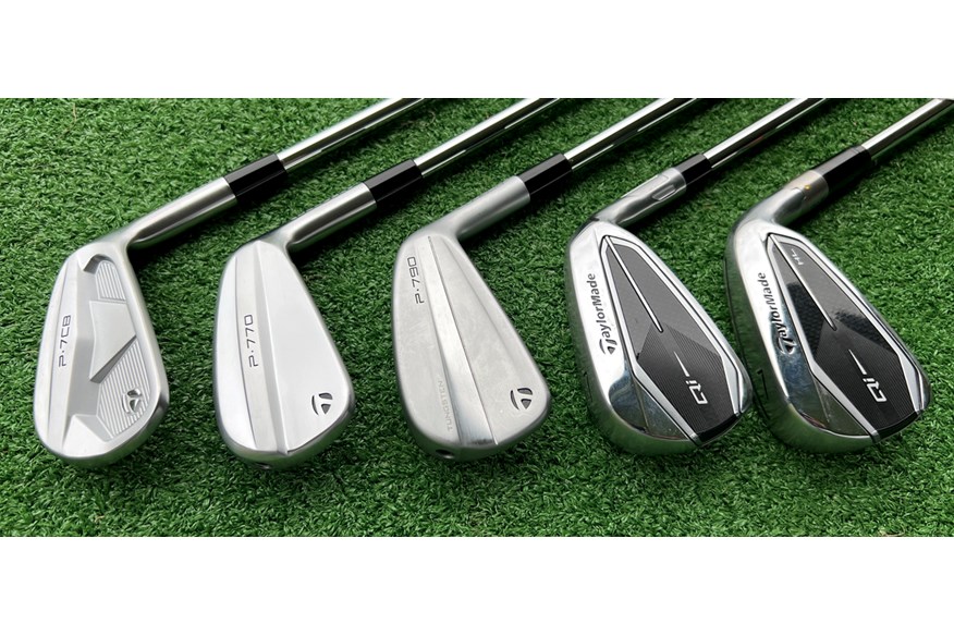 The TaylorMade iron lineup in 2024. 