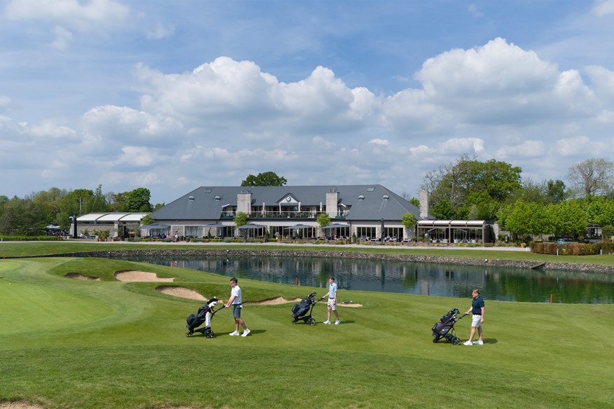 Motocaddy golf trolley testing at Centurion Club 