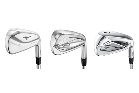 Mizuno's three 2024 Players' Distance Irons - The Pro 245, JPX923 Forged and JPX925 Hot Metal Pro