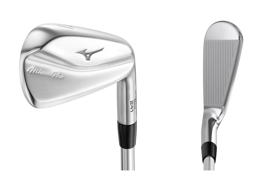 The Mizuno Pro 241 iron back and in the play position