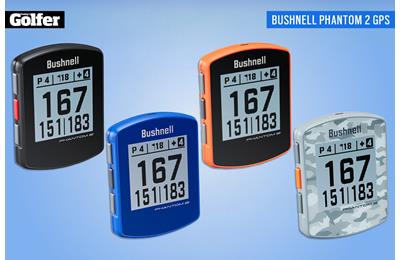 The Bushnell Golf Phantom 2 GPS is available in four colours.