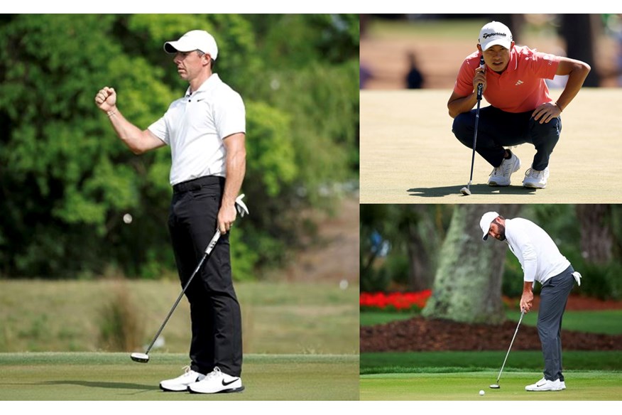 Rory McIlroy, Scottie Scheffler and Collin Morikawa all using their TaylorMade putters