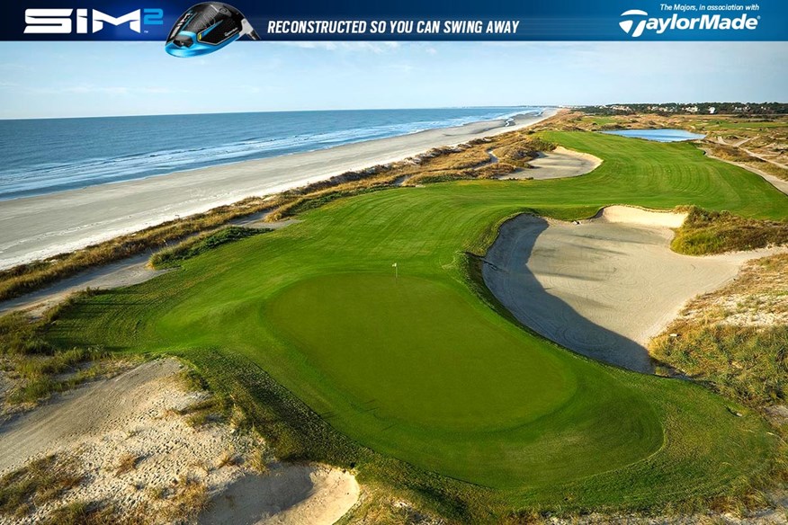 The par-5 16th hole on Kiawah Island's Ocean Course, host of the 2021 US PGA Championship.