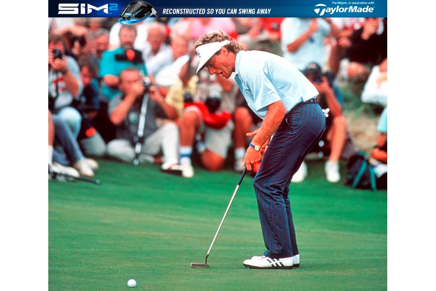 Bernhard Langer misses his putt at the 1991 Ryder Cup at Kiawah Island to hand Team USA victory.