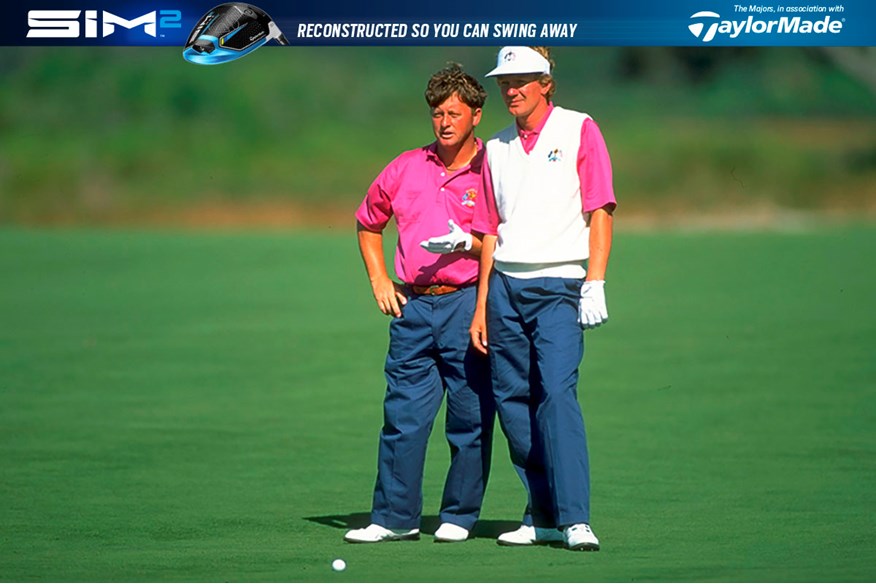 Ian Woosnam and Paul Broadhurst helped to bring Europe level at the 1991 Ryder Cup at Kiawah Island.