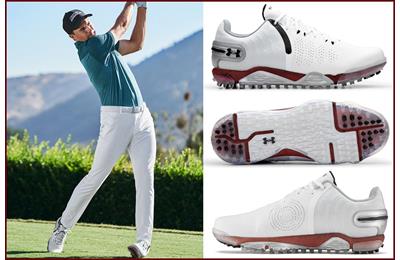 The Under Armour Spieth 5 SL combines the grip of a spiked golf shoe with the comfort of a spikeless.