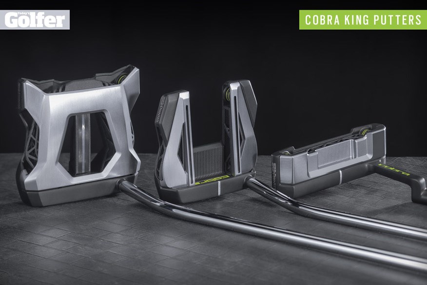 Cobra Golf's King 3D-printed putter series – Grandsport, Supernova and Agera.