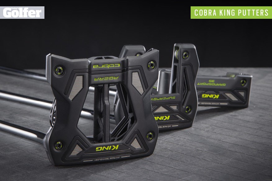 Cobra Golf's King 3D-printed putter series – Grandsport, Supernova and Agera.