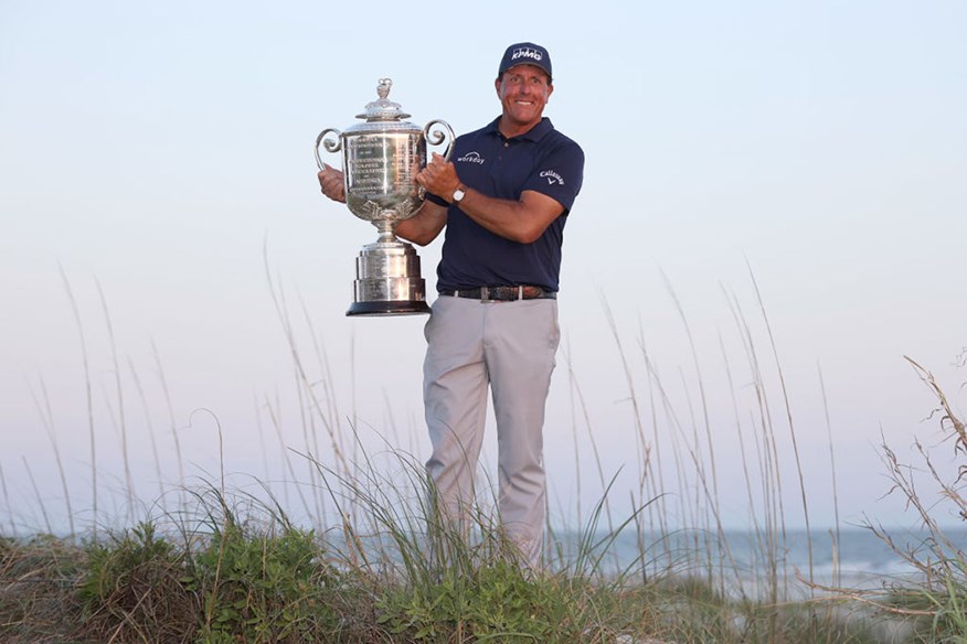 Phil Mickelson became the oldest Major winner in history with victory at the PGA Championship.