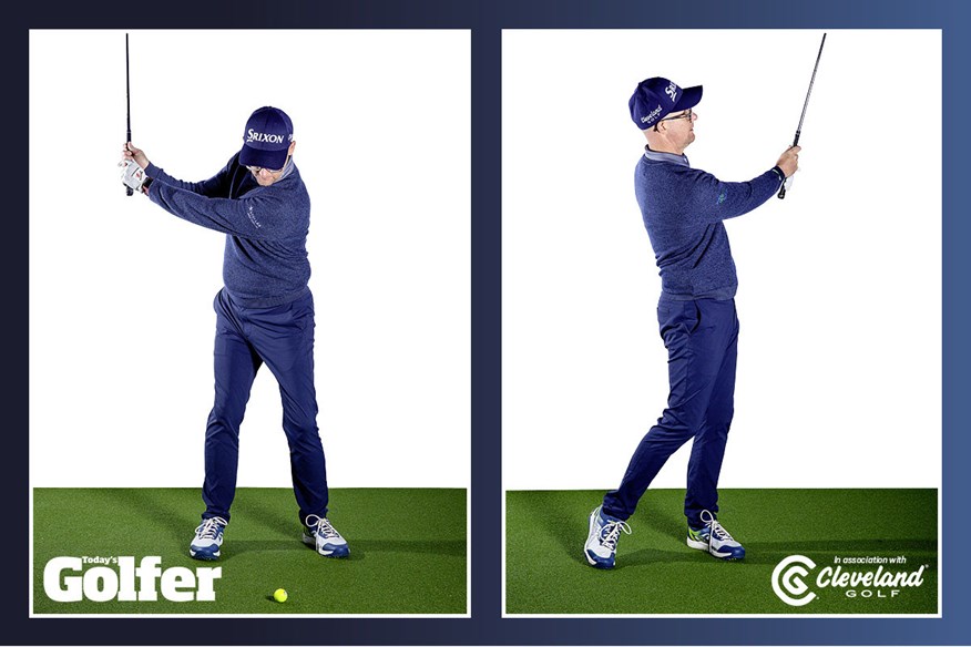 Mark Crossfield demonstrates how to create 'stopping points' for your golf pitch shots.