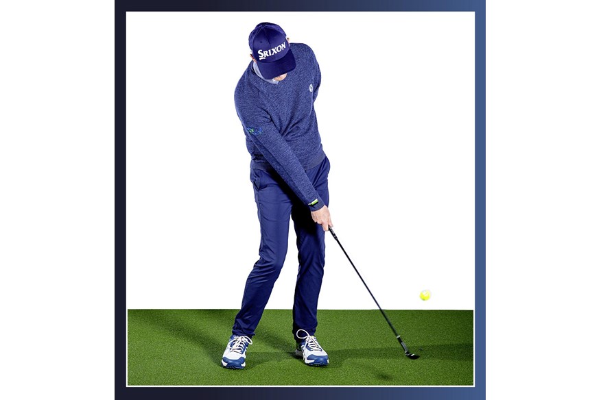 Mark Crossfield demonstrates how you can learn to release the club in pitch shots using trail-arm only swings.