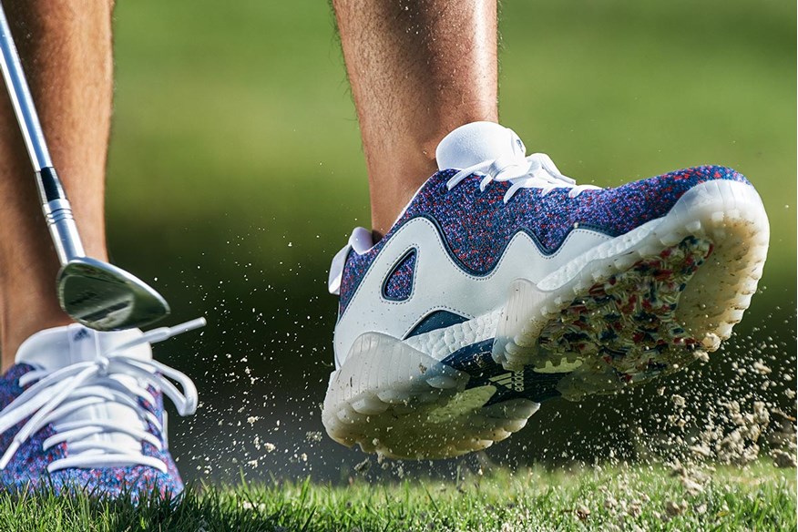 The new adidas CODECHAOS21 golf shoes.