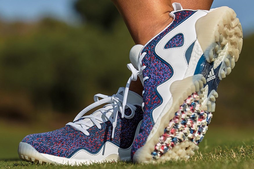 The new adidas CODECHAOS21 golf shoes.