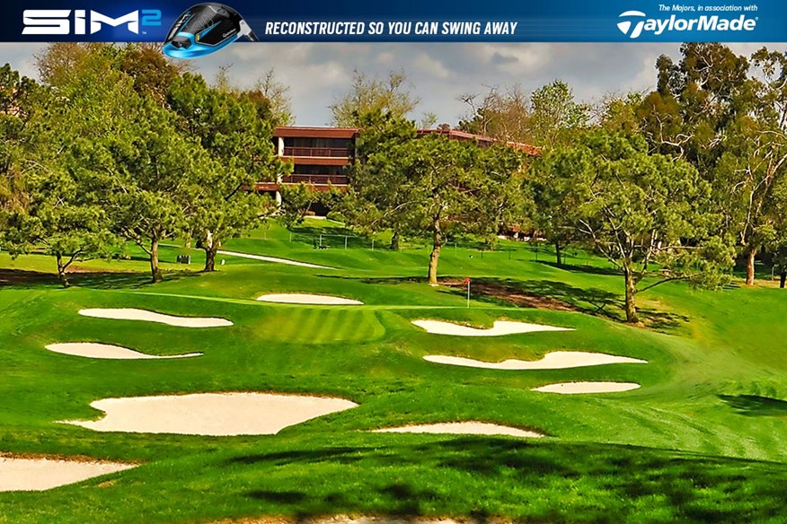 The 13th hole on Torrey Pines' South Course, host of golf's 2021 men's US Open.