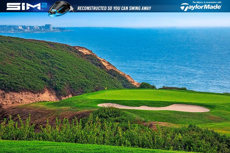 The 3rd hole on Torrey Pines' South Course, host of golf's 2021 men's US Open.