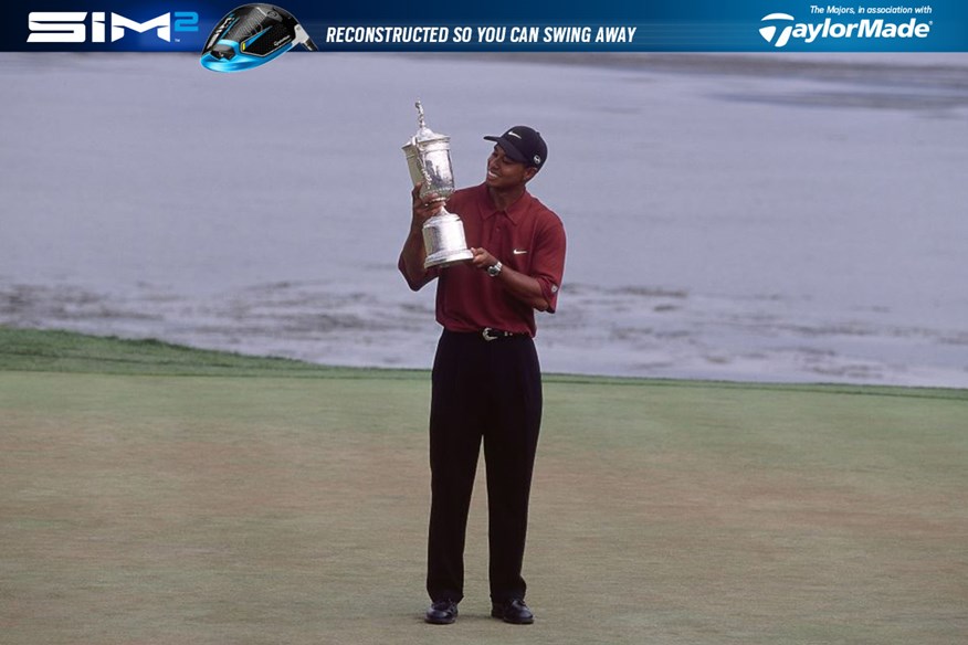 Tiger Woods won the 2000 US Open by 15 shots at Pebble Beach.