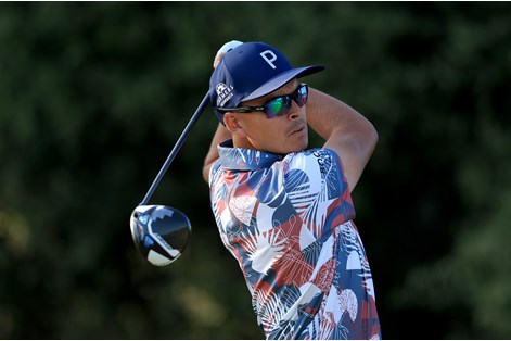 Rickie Fowler leads after 36 holes at the 2023 US Open.