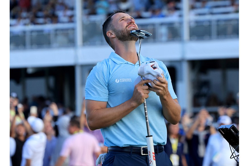 Wyndham Clark is overwhelmed with emotion after winning the 2023 US Open.