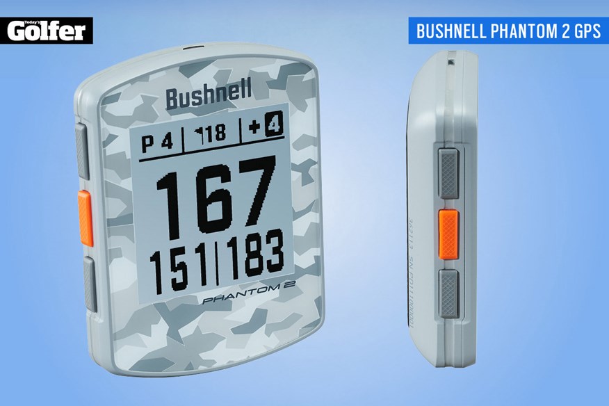 The Bushnell Golf Phantom 2 GPS is slim and easy to use.