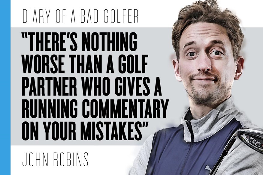 Bad Golf's John Robins' latest column for Today's Golfer.