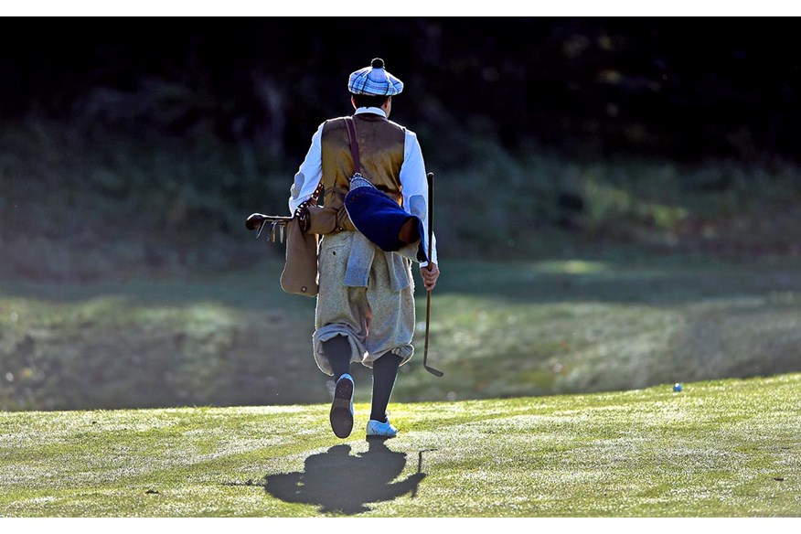 You don't always need modern tech and clubs to play good golf.