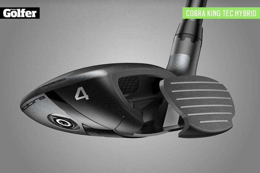 The face of the Cobra Golf King Tec hybrid.