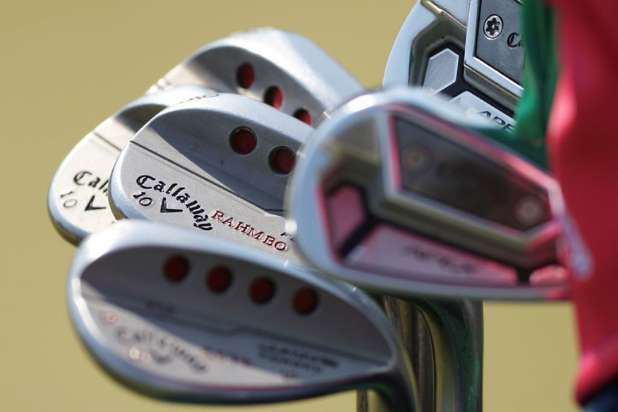 Jon Rahm's wedges.