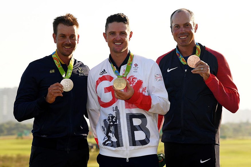 Justin Rose, Henrik Stenson and Matt Kuchar won the gold, silver and bronze men's golf medals respectively at the Rio 2016 Olympics but haven't qualified for Tokyo 2020.