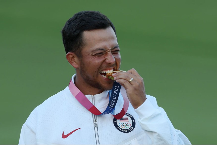 Xander Schauffele won the gold medal in the men's Olympic Golf tournament.