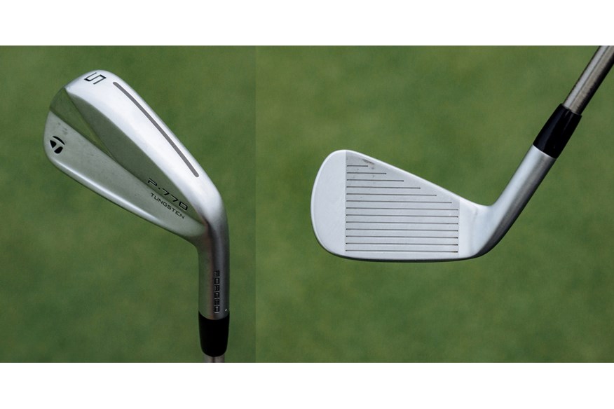 The back and face detail of Nelly Korda's TaylorMade P770 5-Iron