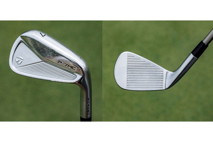 The back and face detail of Nelly Korda's TaylorMade P7MC 7-iron