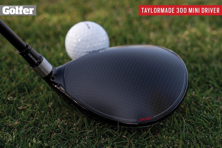 The TaylorMade Mini 300 Driver can be used from the tee or fairway.