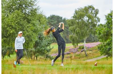 The R&A's #FOREEVERYONE campaign aims to get more women and girls playing golf.