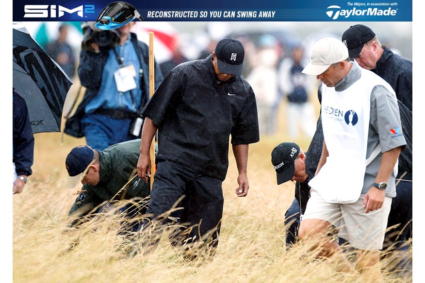 Tiger Woods lost a ball on the opening hole in 2003.