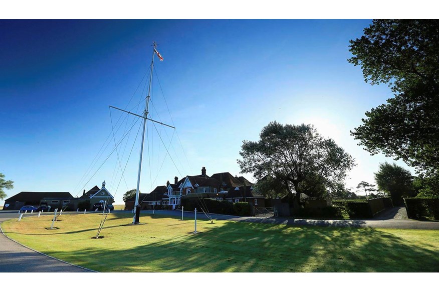 Inside Royal St George's Golf Club.