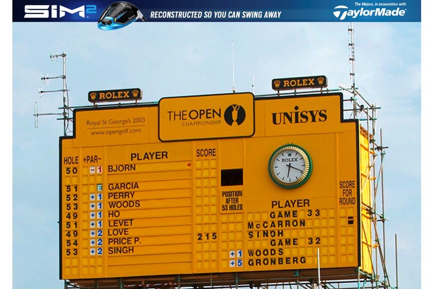 The final round of the 2003 Open.