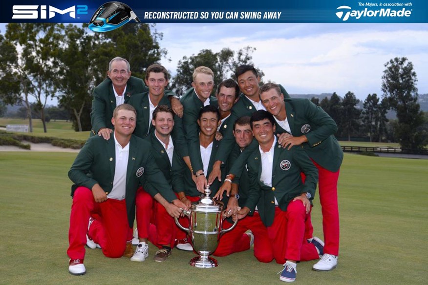 The 2017 US Walker Cup team.