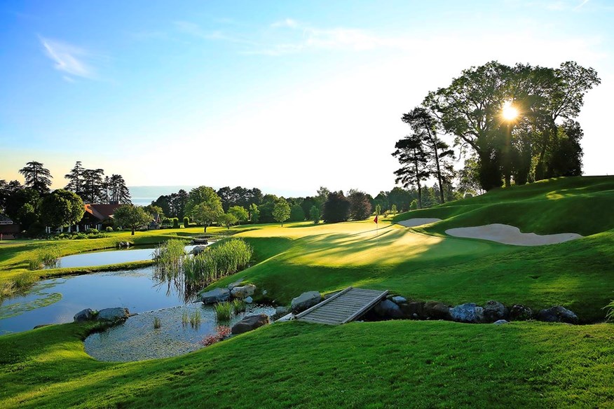 The 16th hole at Evian.